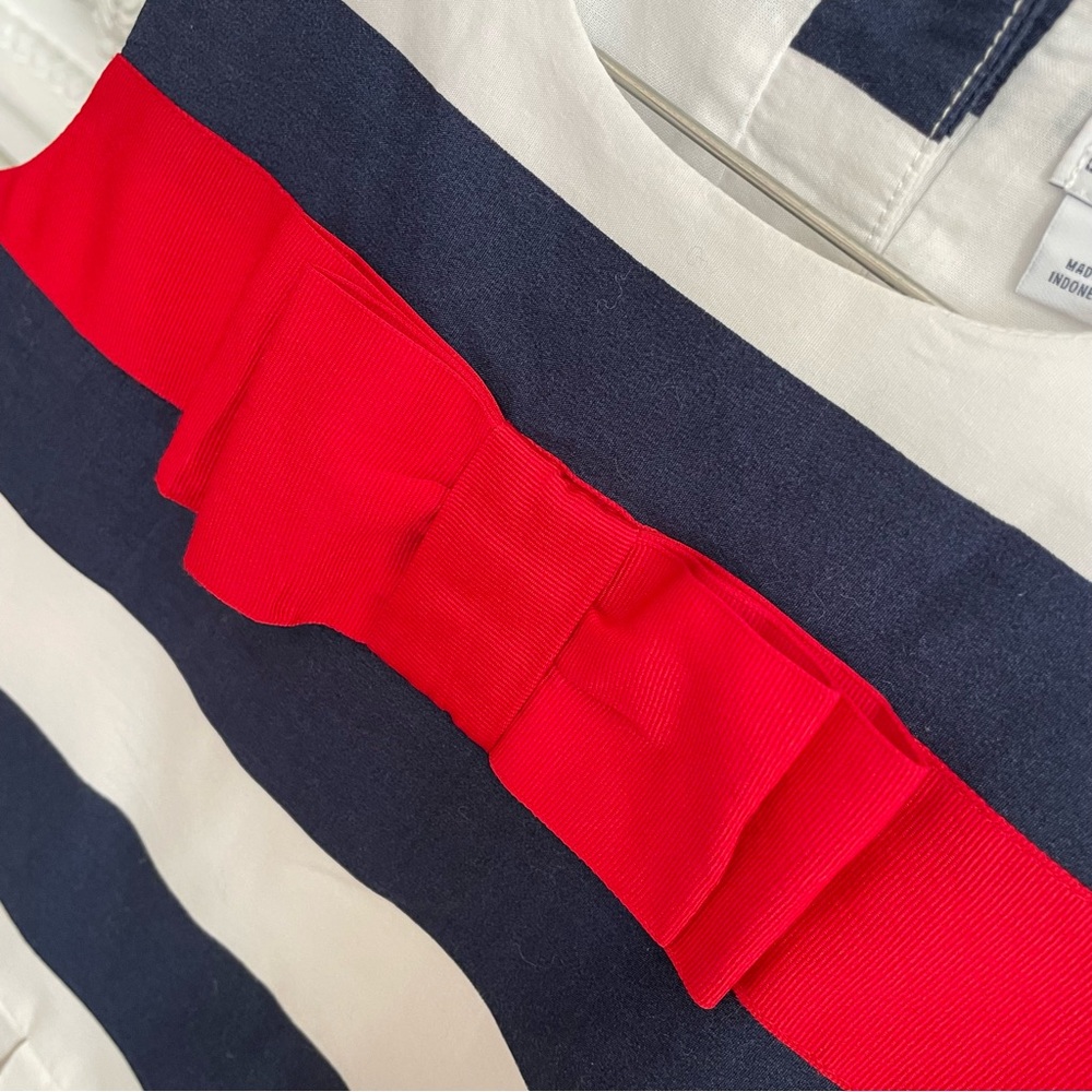 Janie and Jack red white blue dressy dress size 6 sleeveless patriotic 4th - Picture 3 of 6